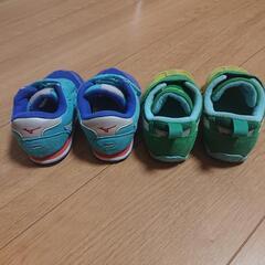 アシックス すくすく ミズノ タイニーランナー 14センチの画像