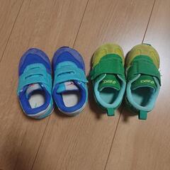 アシックス すくすく ミズノ タイニーランナー 14センチの画像