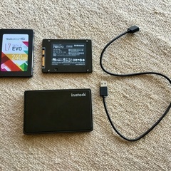 SSD250GB 240GB SSDケース３点セット