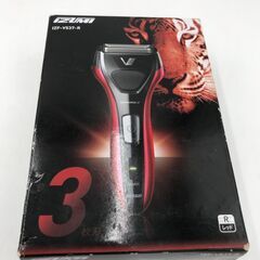 【新品・未使用】充電式電気シェーバー(赤) 管理No1「基本送料無料」