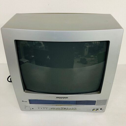 【SHARP】 シャープ 14型テレビデオ VT-14GH5 2000年製 ブラウン管テレビ レトロ