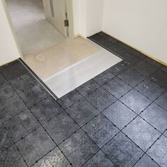 内装 クロス 床工事 OAフロア の画像