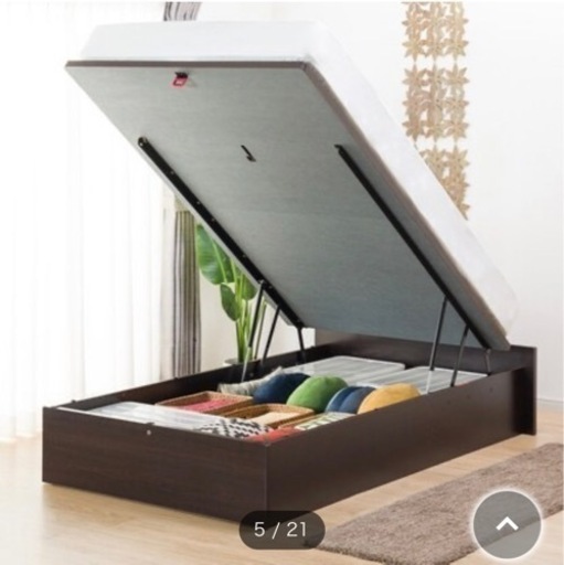 美品　ニトリ　ダブル　ベッド　深型収納タイプ