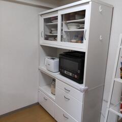 《お取引中》　食器棚ホワイト
