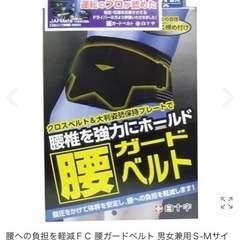 腰ガードベルト　S-Mの画像