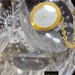 フクロウ　梟　HOYA ガラス　クリスタルの画像