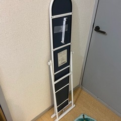 【美品】姿見　スタンドミラー　白の画像
