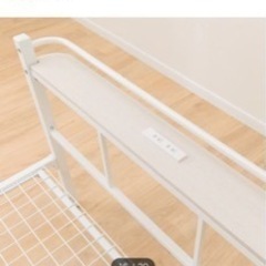 パイプベッド　ホワイトの画像