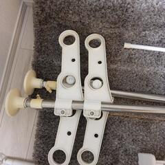 物干し竿台突っ張り棒０円