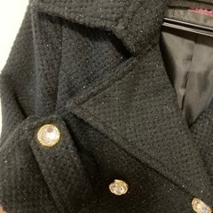 美品ラメ入りコート☆の画像