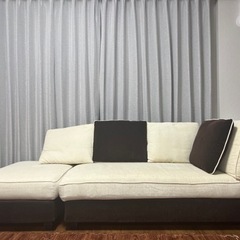 ソファ（アルモニア）一部　オットマン　クッション　美品