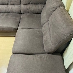 コーナーソファー（ニトリ）の画像