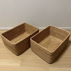 【無印良品】ラタンバスケット中