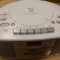  東芝　CD カセット　ラジカセ