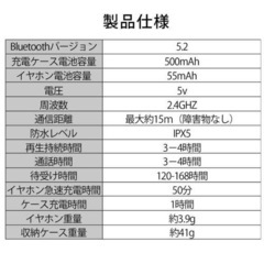 ワイヤレスイヤホン1000円に値下げ中の画像