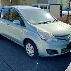 車検付き！日産ノート4WDお安くどうぞ！タイヤはブリヂストンバリ山の画像