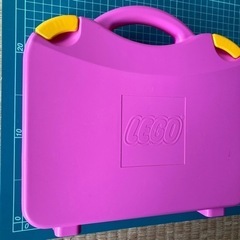 レゴ　収納ボックス　ケースのみ　ピンクの画像