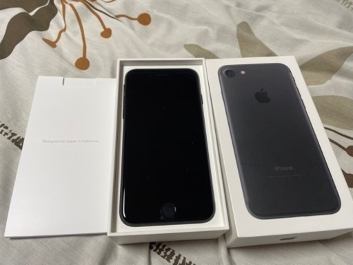iPhone7 SIMフリー 32GB ブラック iPhone 付属品　箱あり