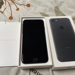 iPhone7 SIMフリー 32GB ブラック iPhone 付属品　箱あり　