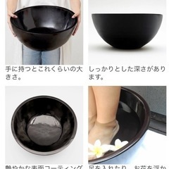 木製　アジアン　スパボウル(足湯等)の画像