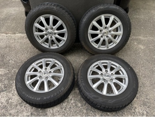 ブリヂストン15インチアルミスタッドレス4本セット！195/65R15 VOXY等