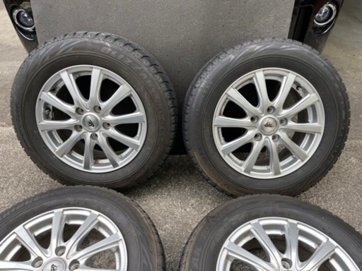 ブリヂストン15インチアルミスタッドレス4本セット！195/65R15 VOXY等