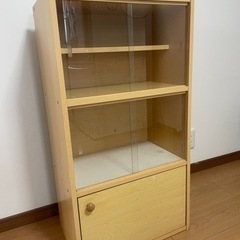 【お取引中】ガラス戸棚　食器棚 サイドボード　家具