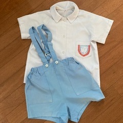 真栄原カトリック幼稚園　夏用制服　M