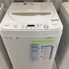 洗浄済！シャープ　4.5キロ洗濯機　2019年製