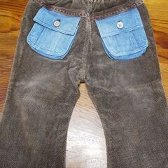 コールテンパンツ80サイズの画像