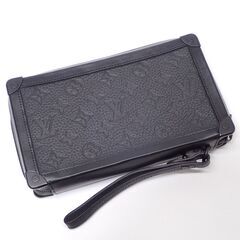 AA714 ルイヴィトン ソフトトランク クラッチ トリヨン レ...