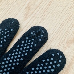 子ども用ニット帽と手袋　難ありの画像