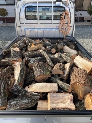 ラスト1杯　ドデカショート未乾燥薪　クヌギ