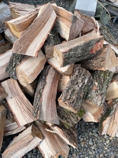 ラスト1杯　ドデカショート未乾燥薪　クヌギ
