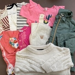 【90〜95サイズ】19点＋おまけ　女の子　保育園服　女児服　お...