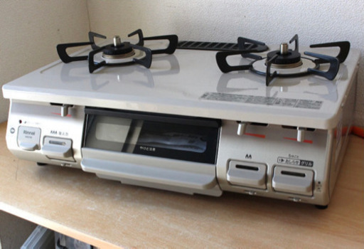 美品 21年製 リンナイ LPガス用コンロ ガスレンジ ガステーブル KG67BEL
