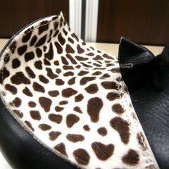 長期保管品 BELLY BUTTON ベリーボタン メンズシューズ 25.5cm チーター柄 紐靴 冬 男性用 苫小牧西店の画像