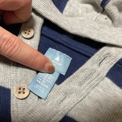baby GAP 90サイズ　フード付きの画像
