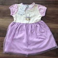 ミッヒィー　パープル　チュール　ワンピース