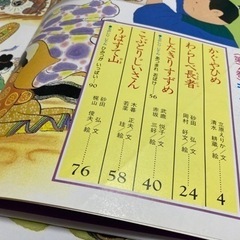 日本おはなし名作全集より2冊の画像