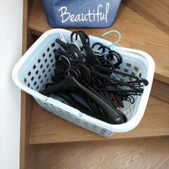 ランドリーバスケット 洗濯かご ハンガー  ※日曜日まで取引可能の画像