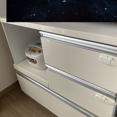 食器棚　白　ホワイトの画像