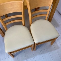 取りに来てくれる方限定！食卓テーブルセットの画像