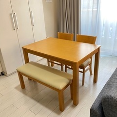 取りに来てくれる方限定！食卓テーブルセット