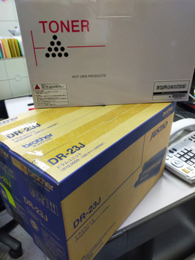 プリンター(中古)と新品トナー