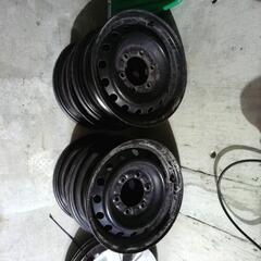 ハイエース　純正スチールホイール　ホイールカバーの画像