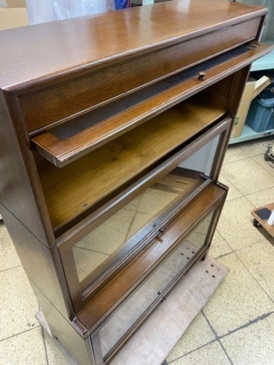 SECTIONAL BOOKCASE アンティーク キャビネット ガラスケース 本棚