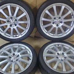 ◆◆SOLD OUT！◆◆　セール☆超絶バリ山！225/40R18スタッドレス＋ホイールセット☆アルファードやプリウスアルファ等に