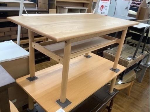 ACTUS（アクタス）ローテーブル　ナチュラル　キズ有　木製　参考価格56,100円　LODGEソファーテーブル　404