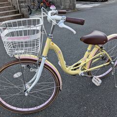 受付終了:自転車あげます(22インチ女の子用)の画像